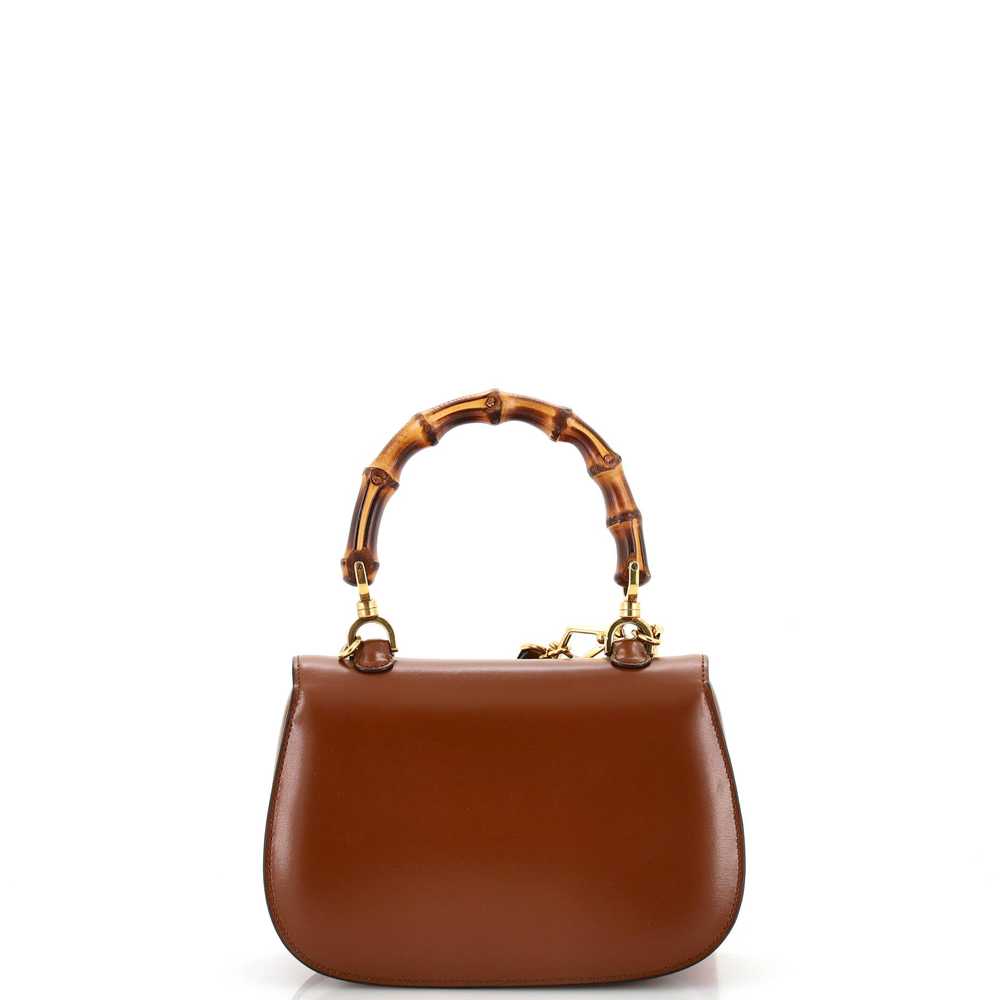 GUCCI Bamboo 1947 Top Handle Bag Leather Small - image 3