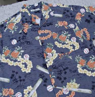 Tommy Bahama Mens Hawaiian Shirt Baseball Island R