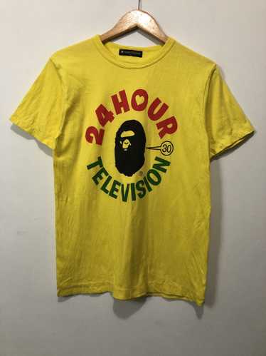 Bape × Vintage Vintage Bape x 24 Hour Television T