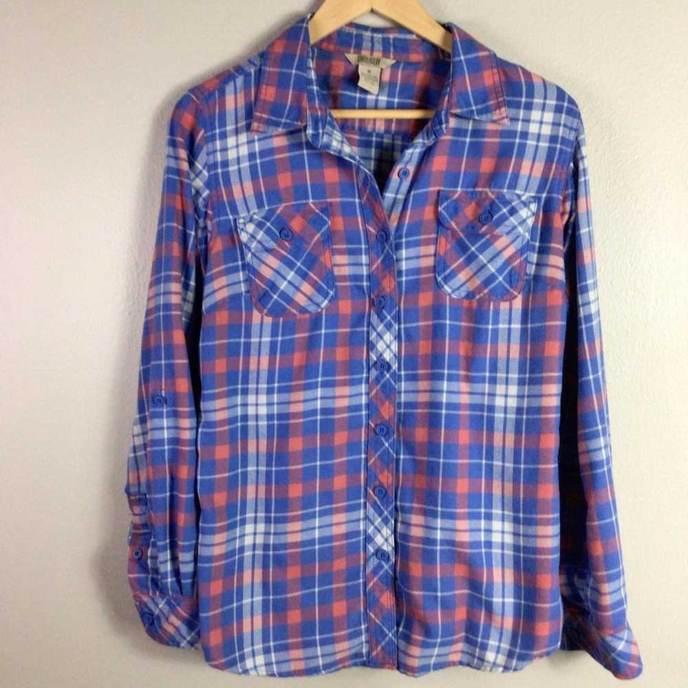 Duluth Trading Company Duluth Trading Co Plaid Bu… - image 1