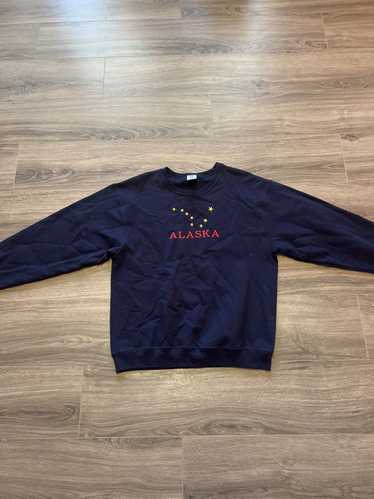 Vintage Vintage Alaska embroidered star crewneck - image 1