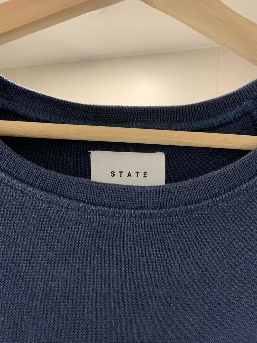 Frank And Oak × Vintage STATE Navy Hidden pocket … - image 3