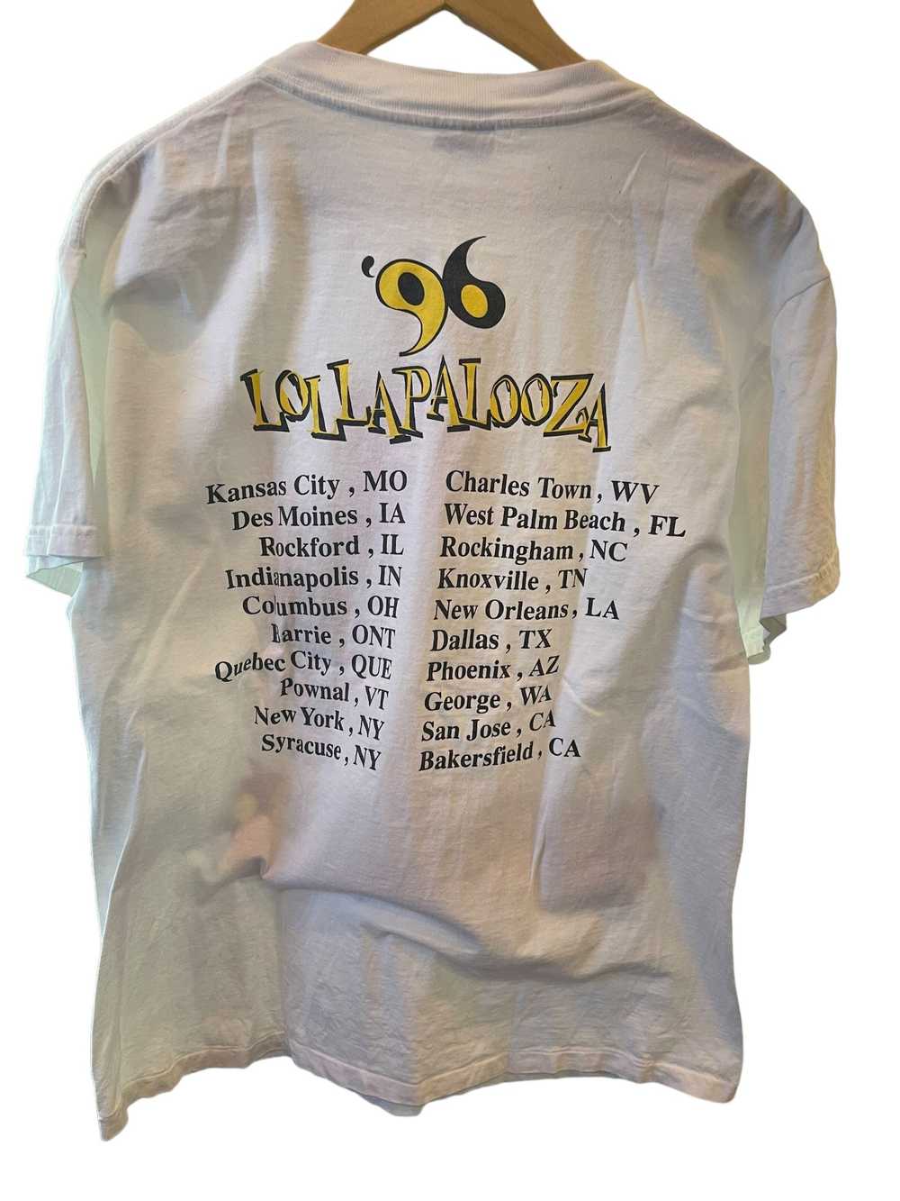 Tour Tee × Tultex × Vintage 1996 Lollapalooza Fat… - image 2