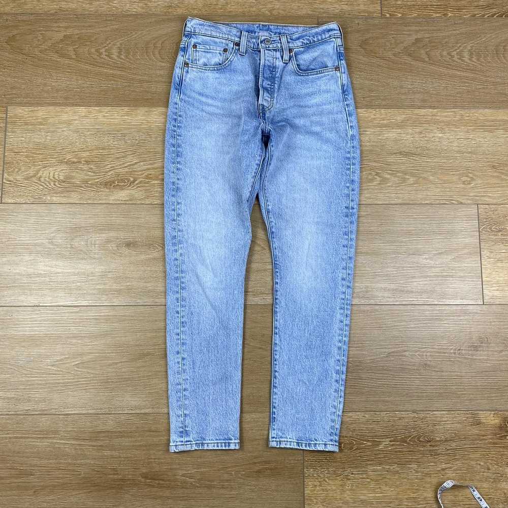 Levi's × Vintage Vintage 90s Lightwash Levis 501x… - image 2