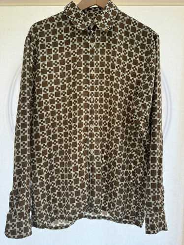 Sandro Sandro Printed Button Down