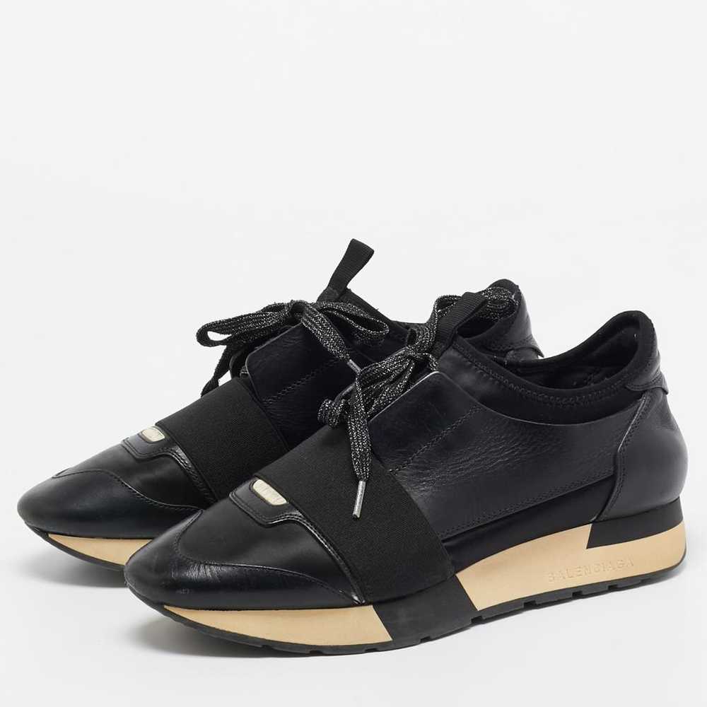 Balenciaga Leather trainers - image 2