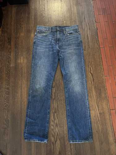 J.Crew J Crew blue straight leg jeans 32x34