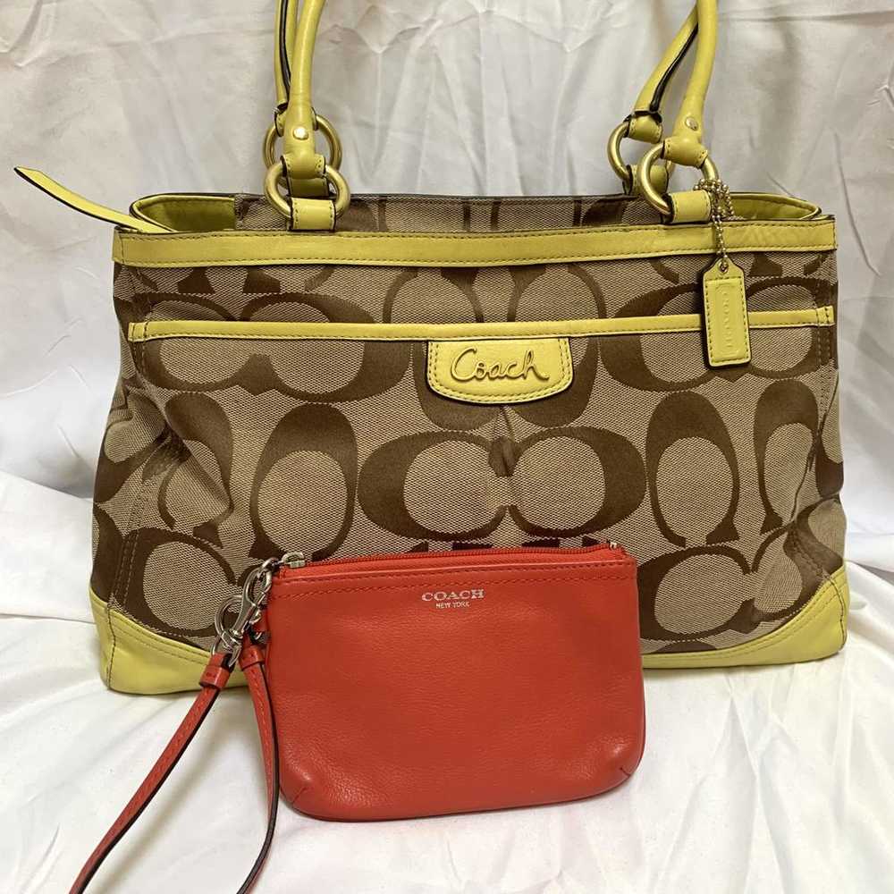 Coach Leather handbag - image 9