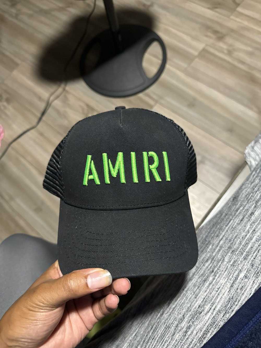 Amiri Amiri Logo Embroidered Baseball Cap - image 1