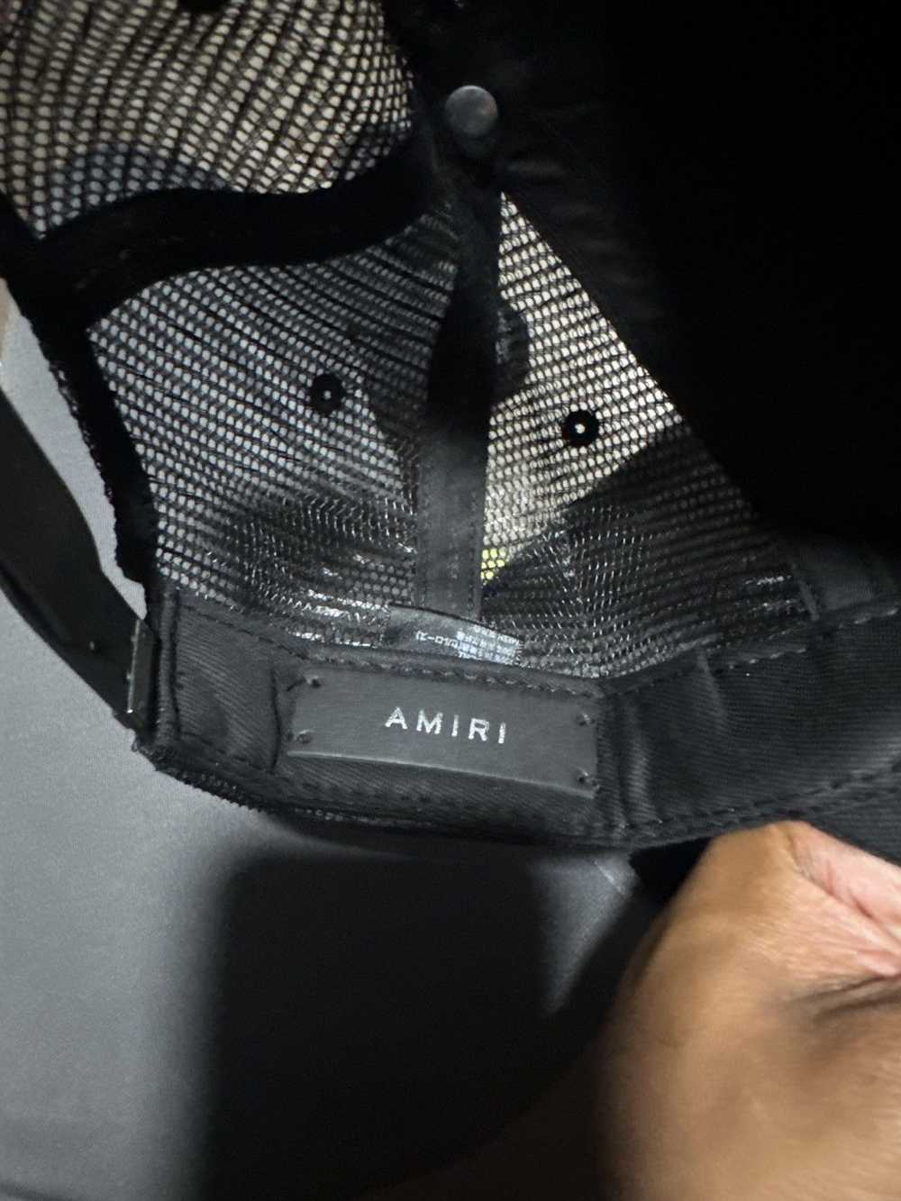 Amiri Amiri Logo Embroidered Baseball Cap - image 4