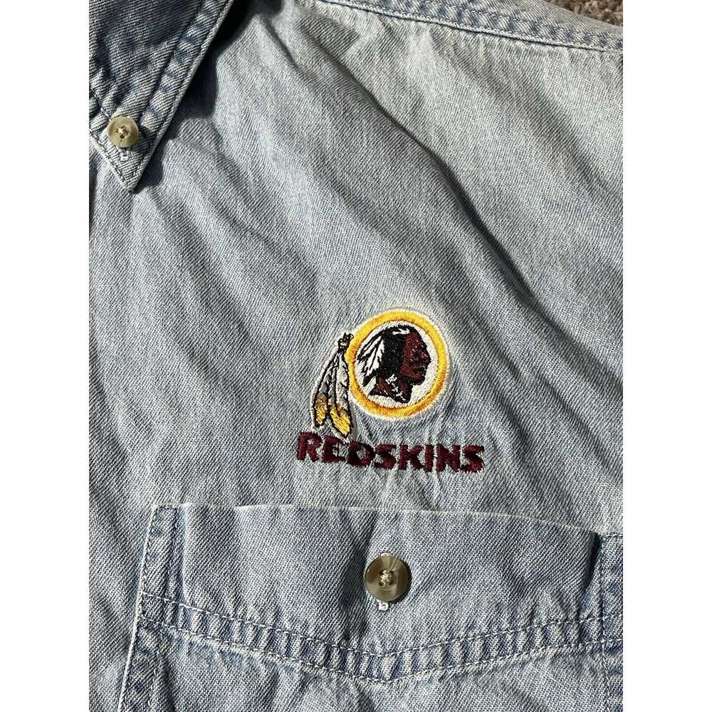 NFL Vintage 90s Washington Redskins NFL Mens L Bl… - image 6