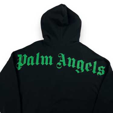 Palm Angels Palm Angels Black & Green Hoodie - image 1