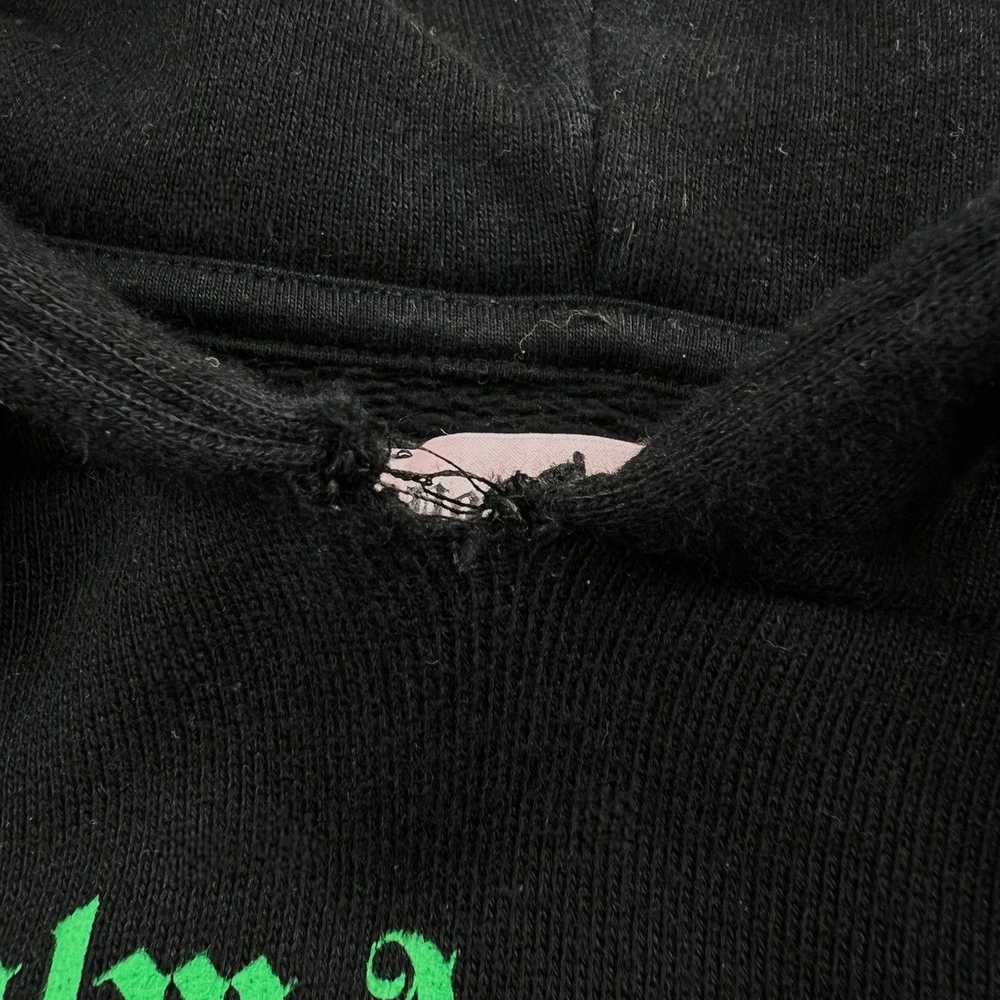 Palm Angels Palm Angels Black & Green Hoodie - image 4