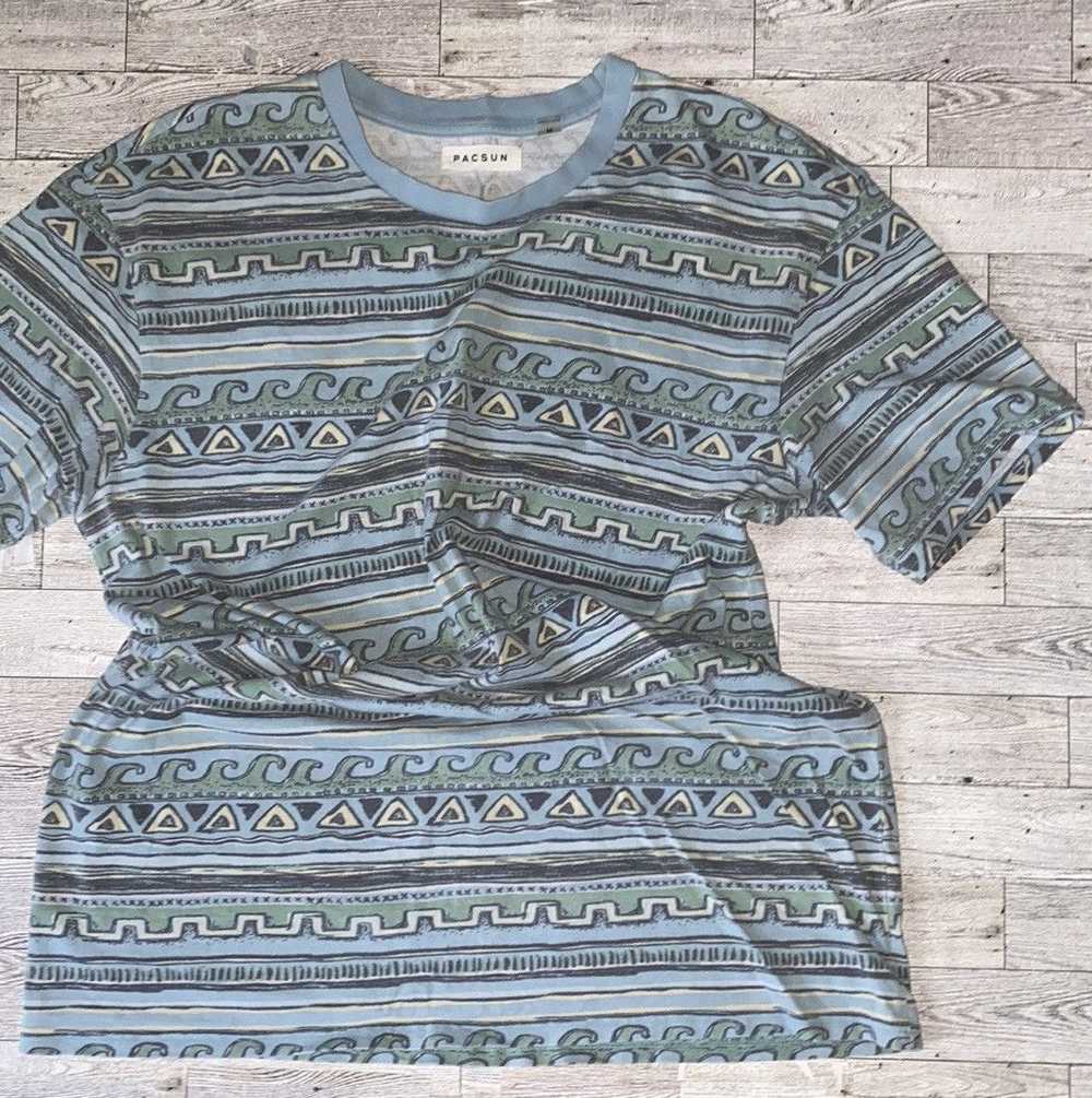 Pacsun PacSun, Pastel, Surfer Tribal Print, Casua… - image 3