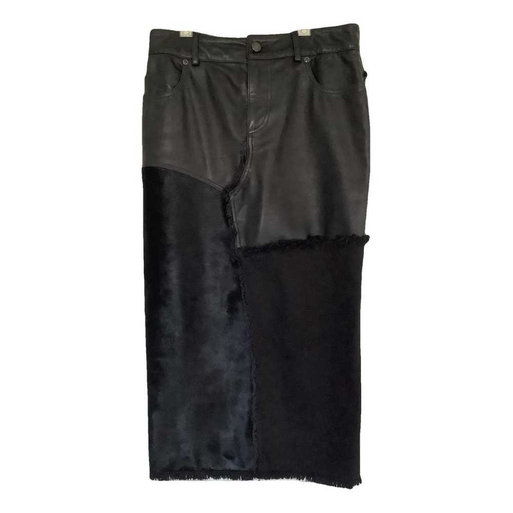 Tom Ford Leather mid-length skirt - image 1