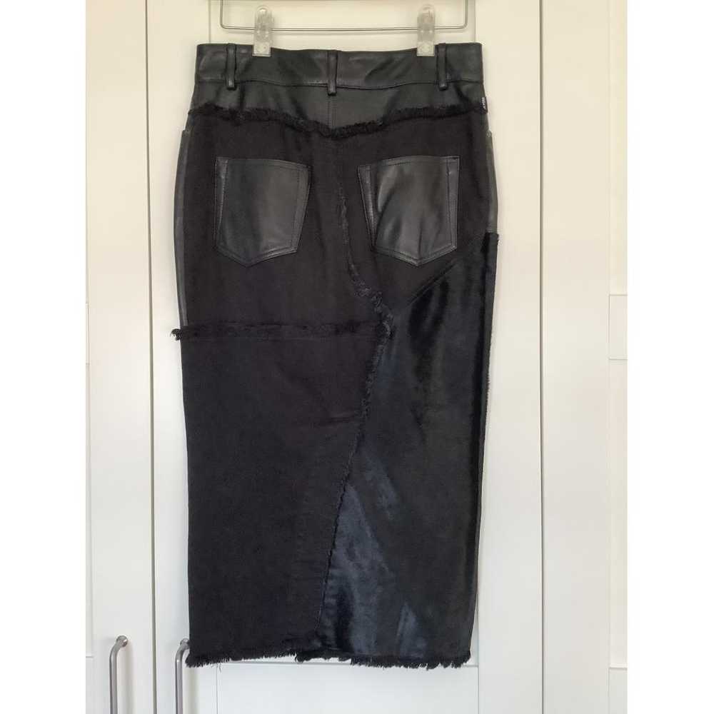 Tom Ford Leather mid-length skirt - image 2