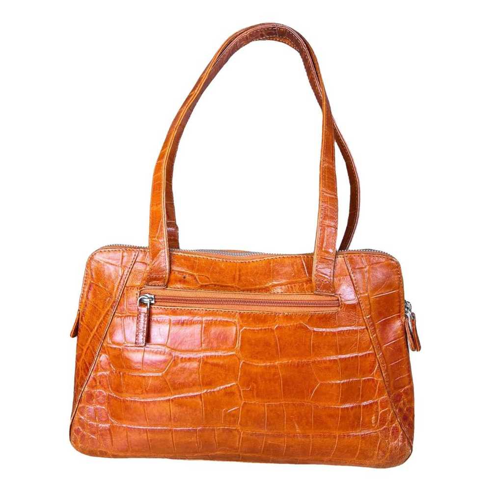 Leather Crown Leather handbag - image 1