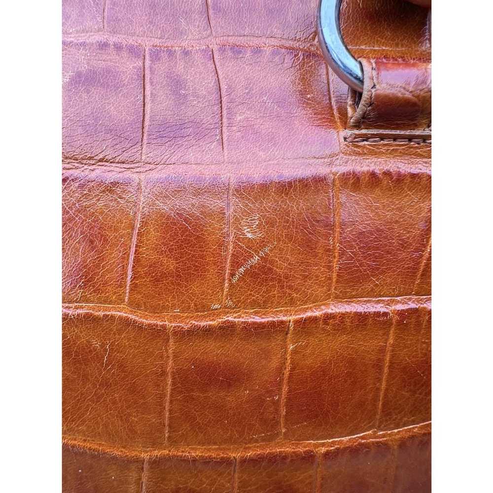 Leather Crown Leather handbag - image 8