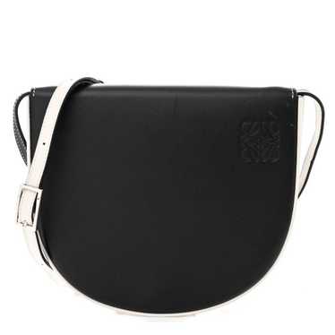 LOEWE Soft Calfskin Heel Bag Black Soft White - image 1