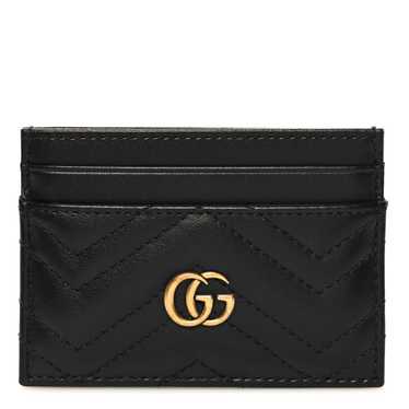 GUCCI Calfskin Matelasse GG Marmont Card Holder B… - image 1