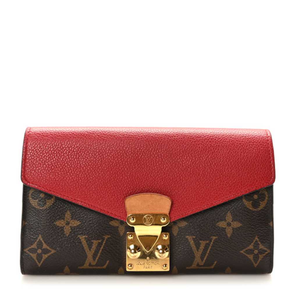 LOUIS VUITTON Monogram Pallas Wallet Cherry - image 1