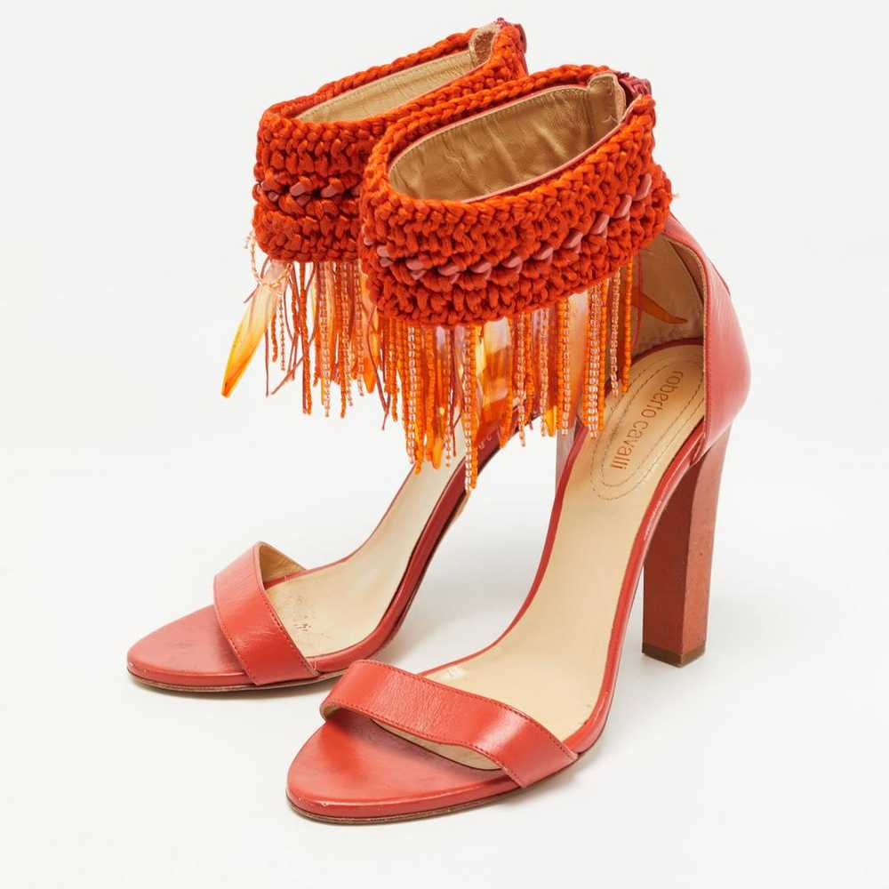 Roberto Cavalli Leather sandal - image 2