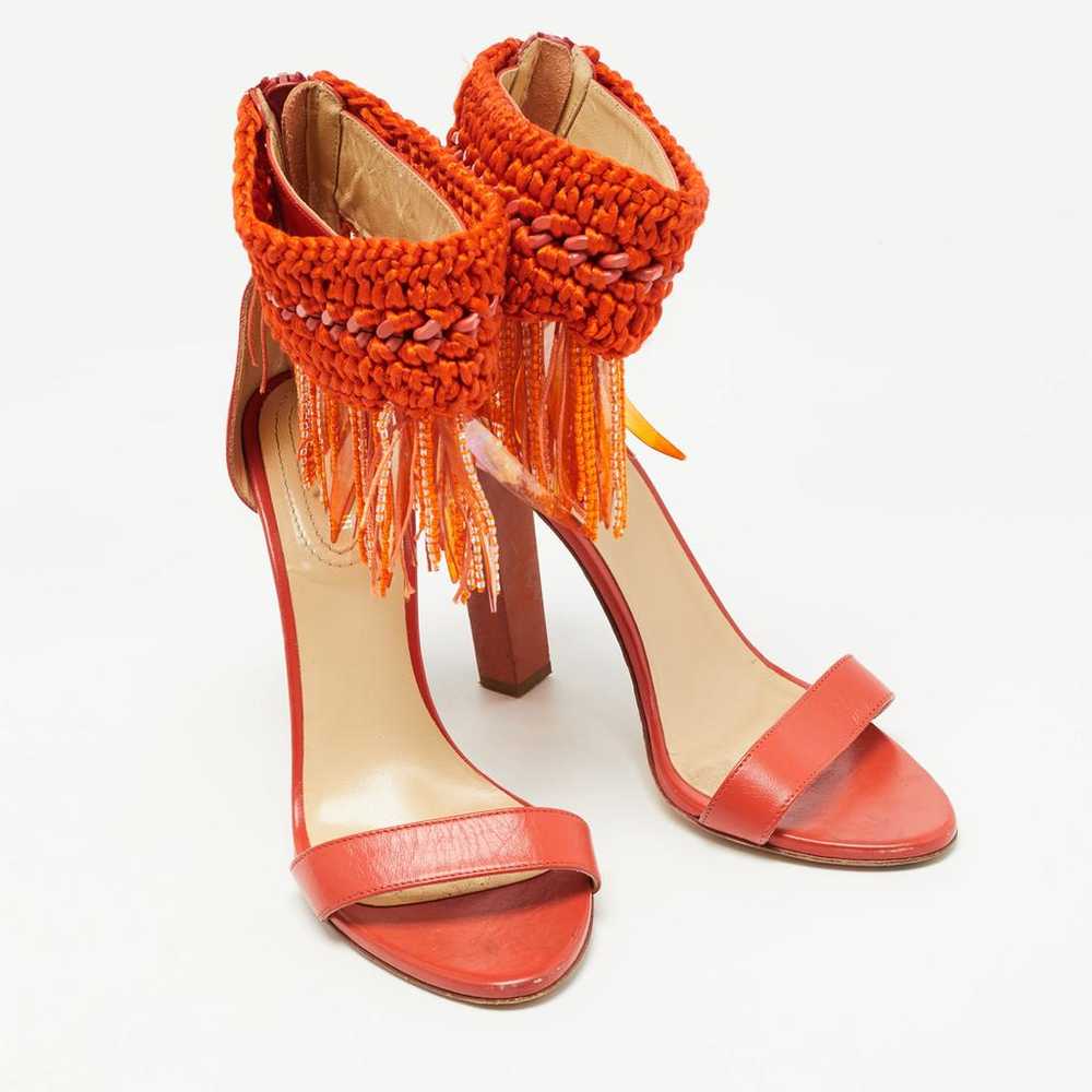 Roberto Cavalli Leather sandal - image 4