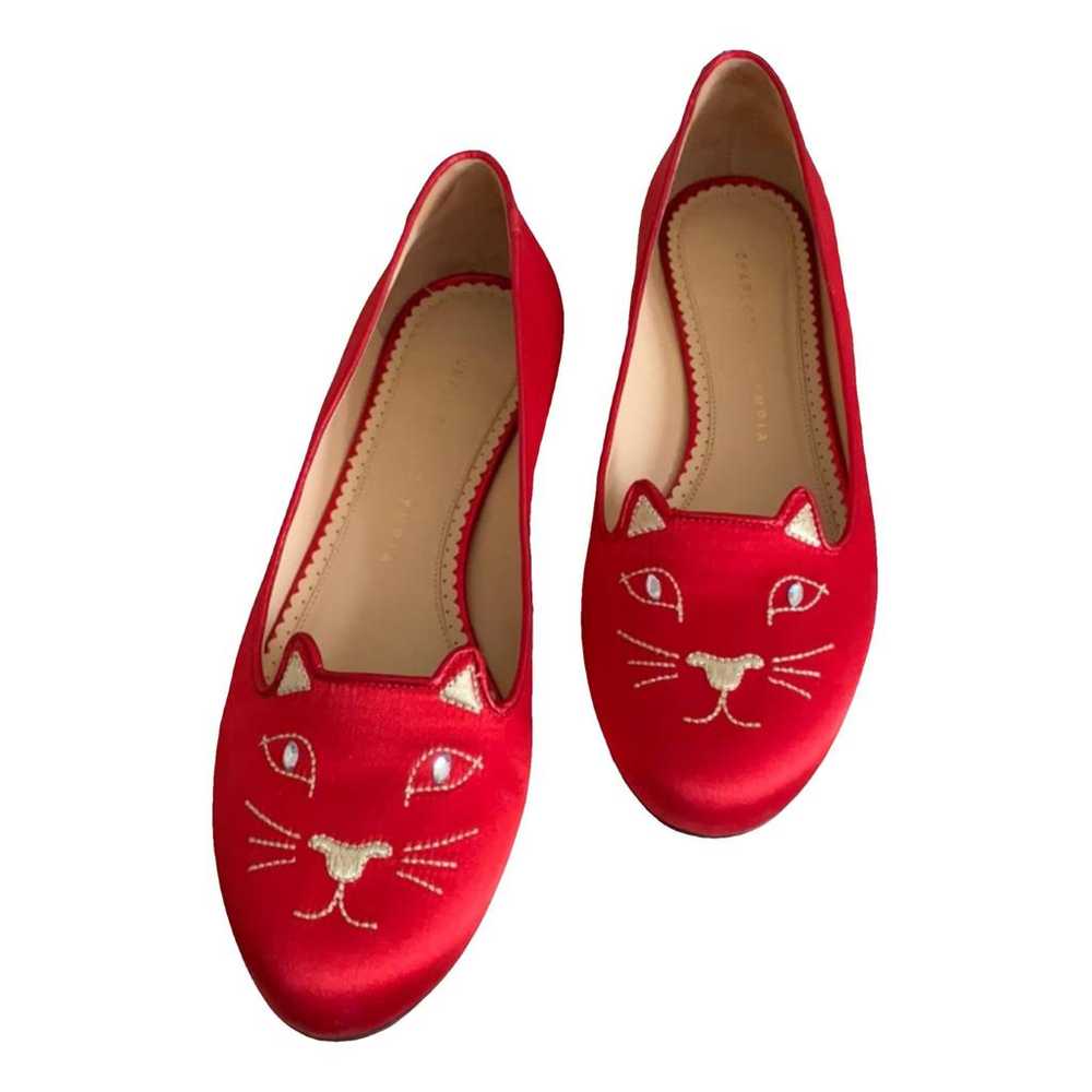 Charlotte Olympia Kitty cloth ballet flats - image 1