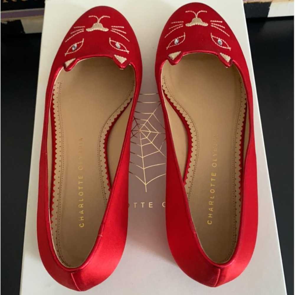 Charlotte Olympia Kitty cloth ballet flats - image 6