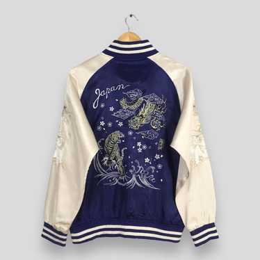 80s souvenir jacket sukajan - Gem