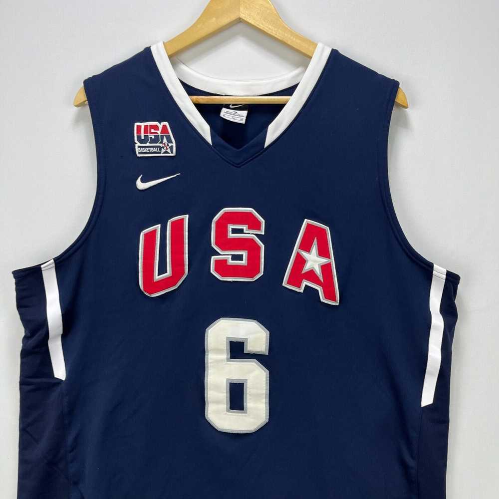 NBA × Vintage Vintage Y2K Lebron James Team USA N… - image 2