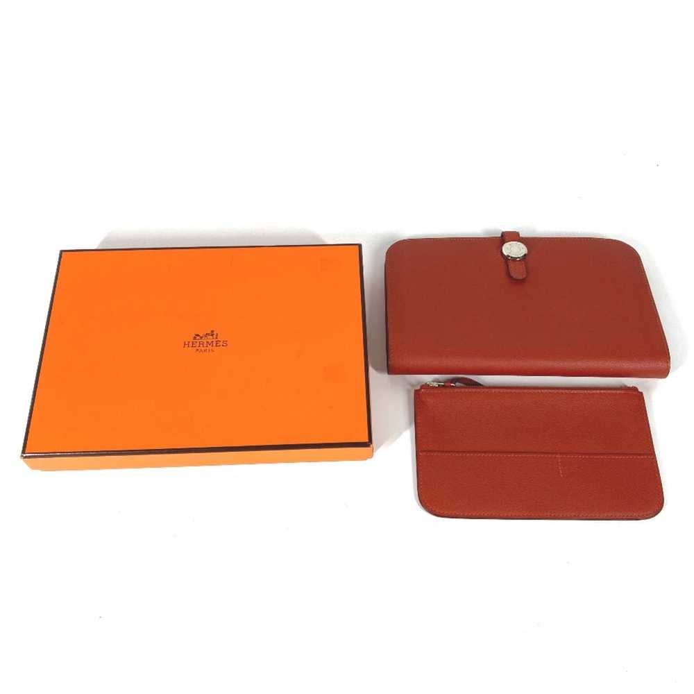 Hermes Hermes Long wallet with coin purse Bifold … - image 2