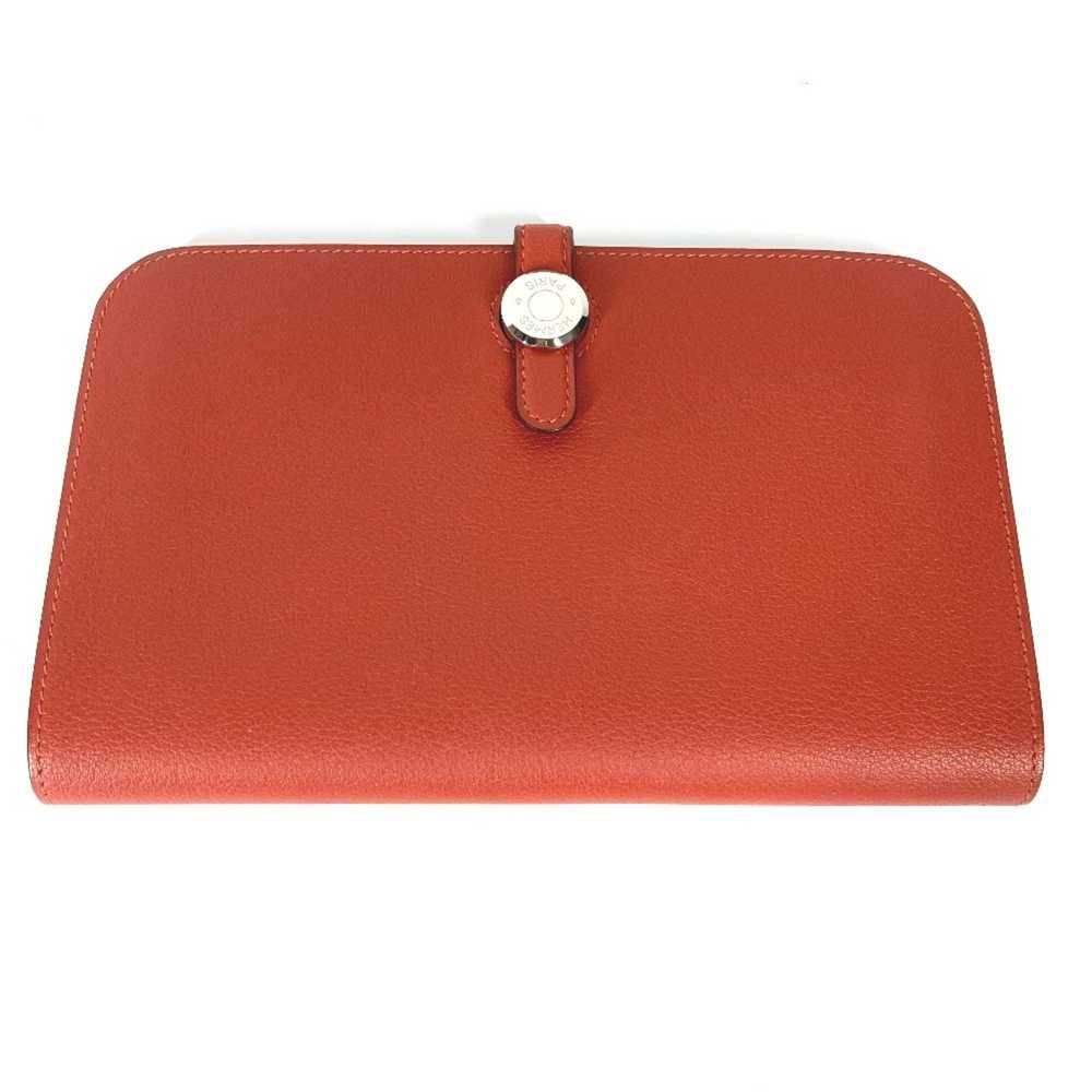 Hermes Hermes Long wallet with coin purse Bifold … - image 3