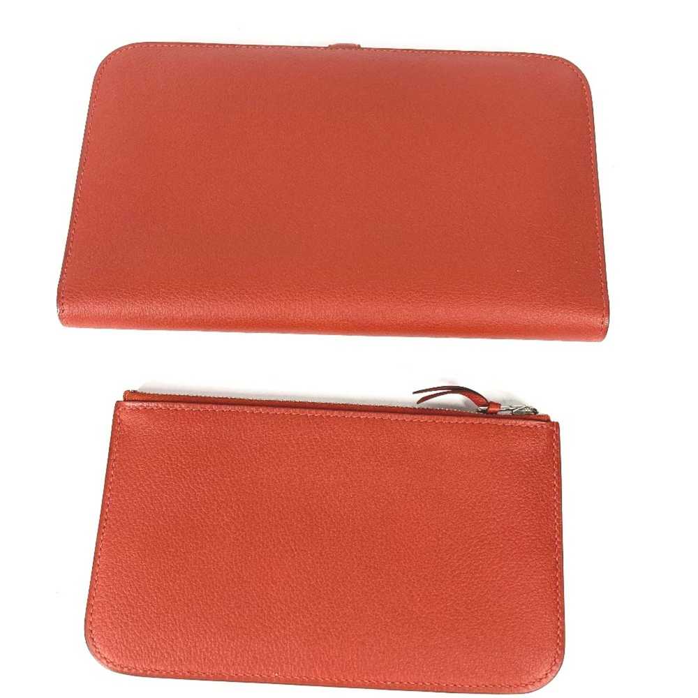 Hermes Hermes Long wallet with coin purse Bifold … - image 5