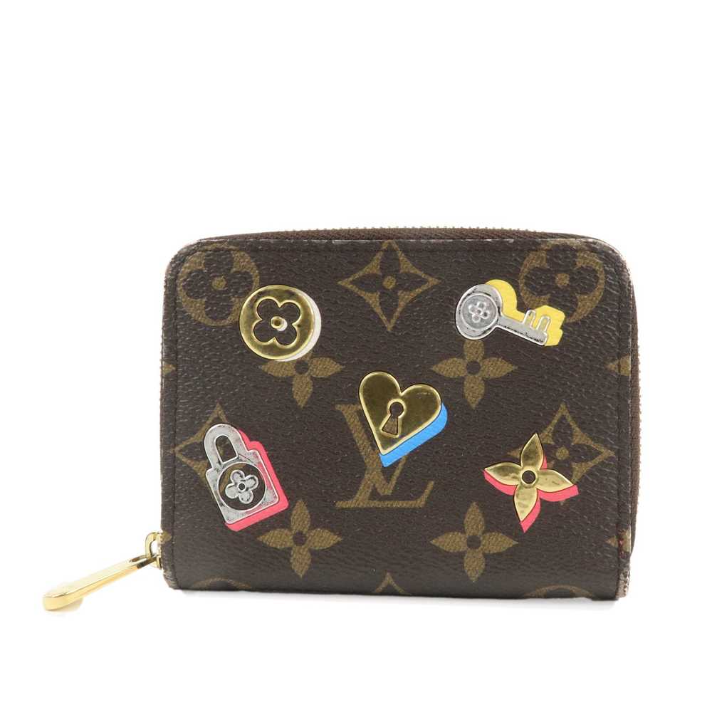 Louis Vuitton Monogram Love Lock Zippy Coin Purse… - image 1