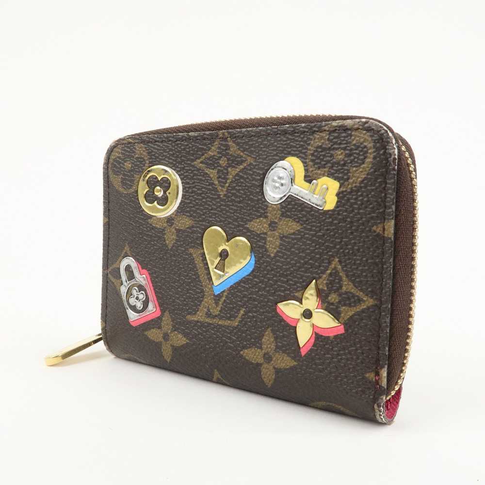 Louis Vuitton Monogram Love Lock Zippy Coin Purse… - image 3