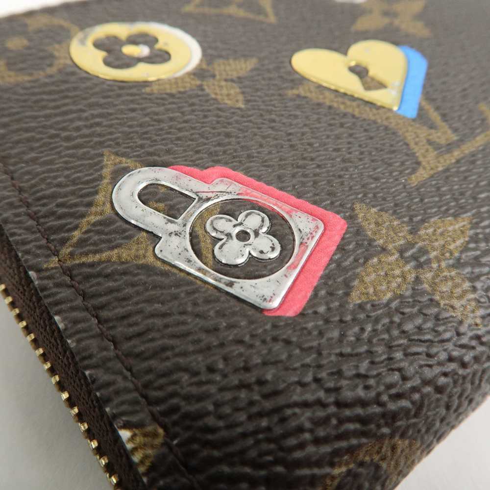 Louis Vuitton Monogram Love Lock Zippy Coin Purse… - image 6