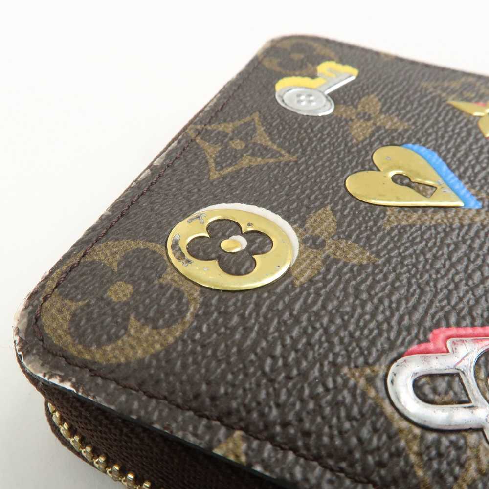 Louis Vuitton Monogram Love Lock Zippy Coin Purse… - image 7