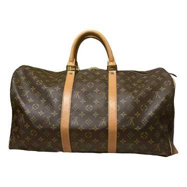 Louis Vuitton Keepall leather travel bag - image 1