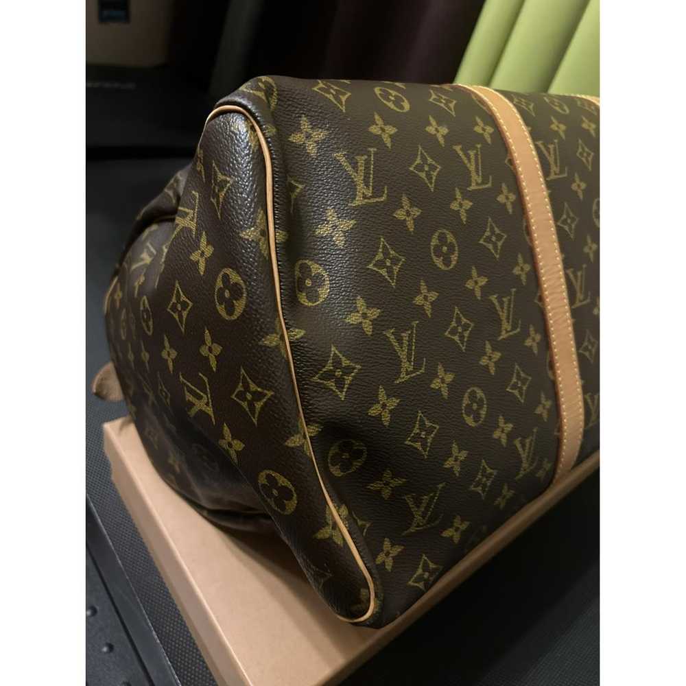 Louis Vuitton Keepall leather travel bag - image 5