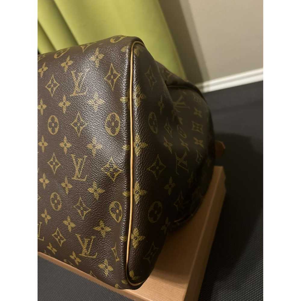 Louis Vuitton Keepall leather travel bag - image 6