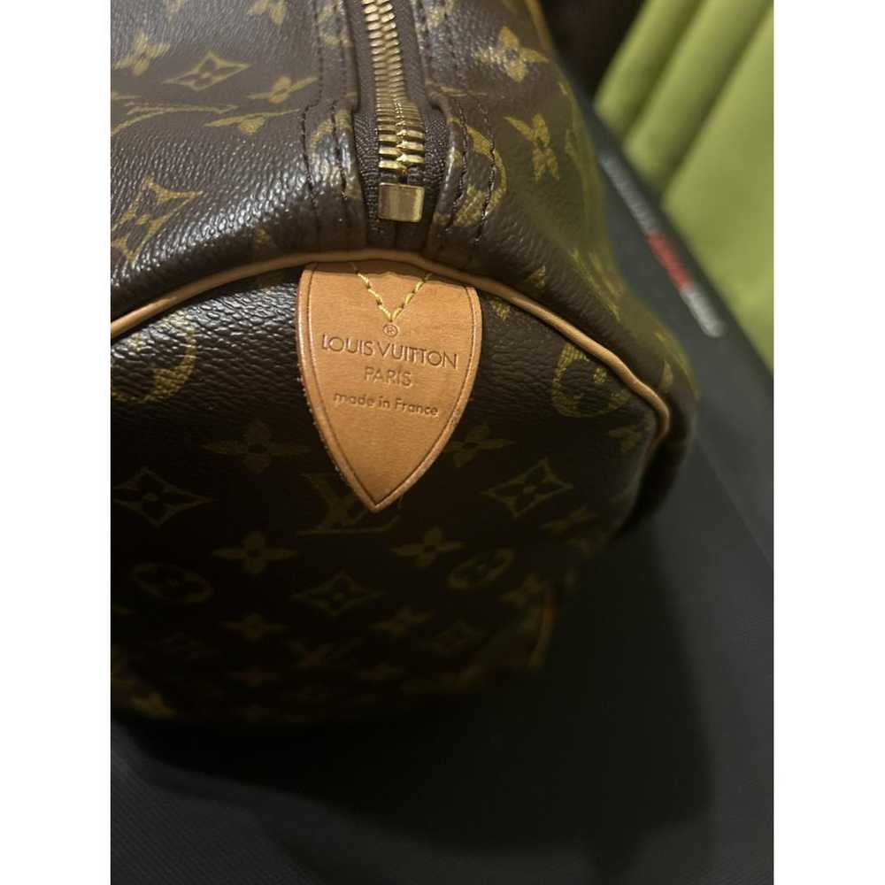 Louis Vuitton Keepall leather travel bag - image 8