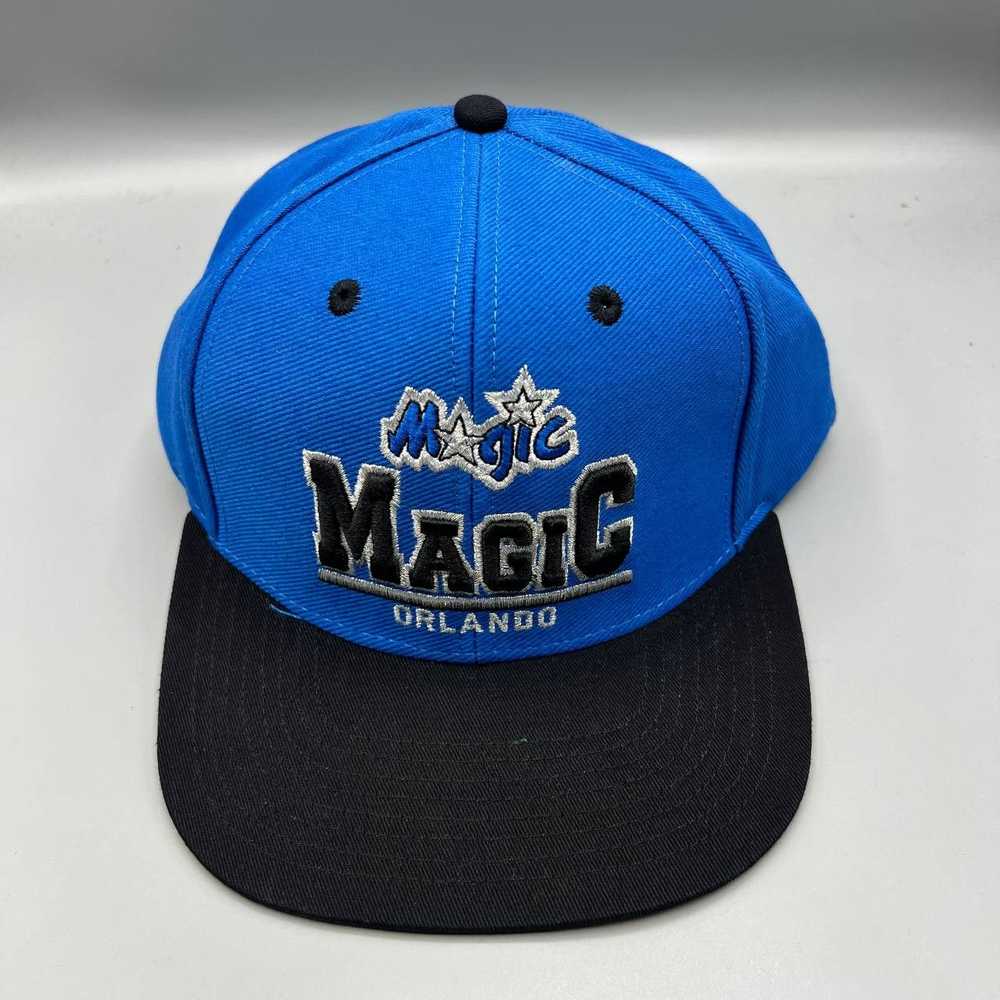 Adidas Vintage Orlando Magic Hat Men Blue Black N… - image 1