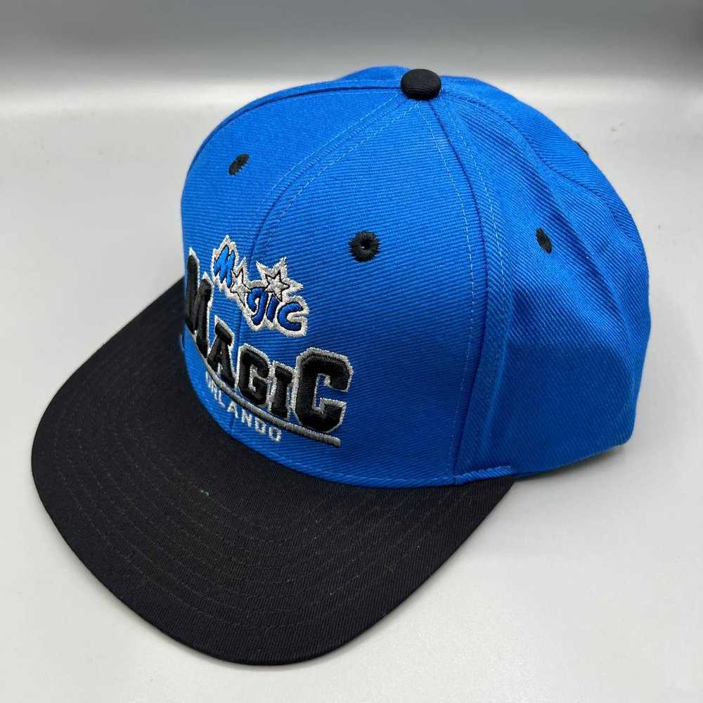 Adidas Vintage Orlando Magic Hat Men Blue Black N… - image 2