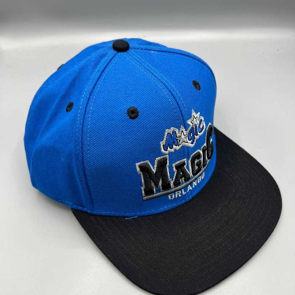 Adidas Vintage Orlando Magic Hat Men Blue Black N… - image 3