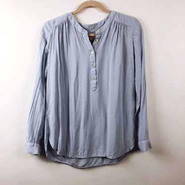 Loft LOFT Light Blue Long Sleeve Shirt