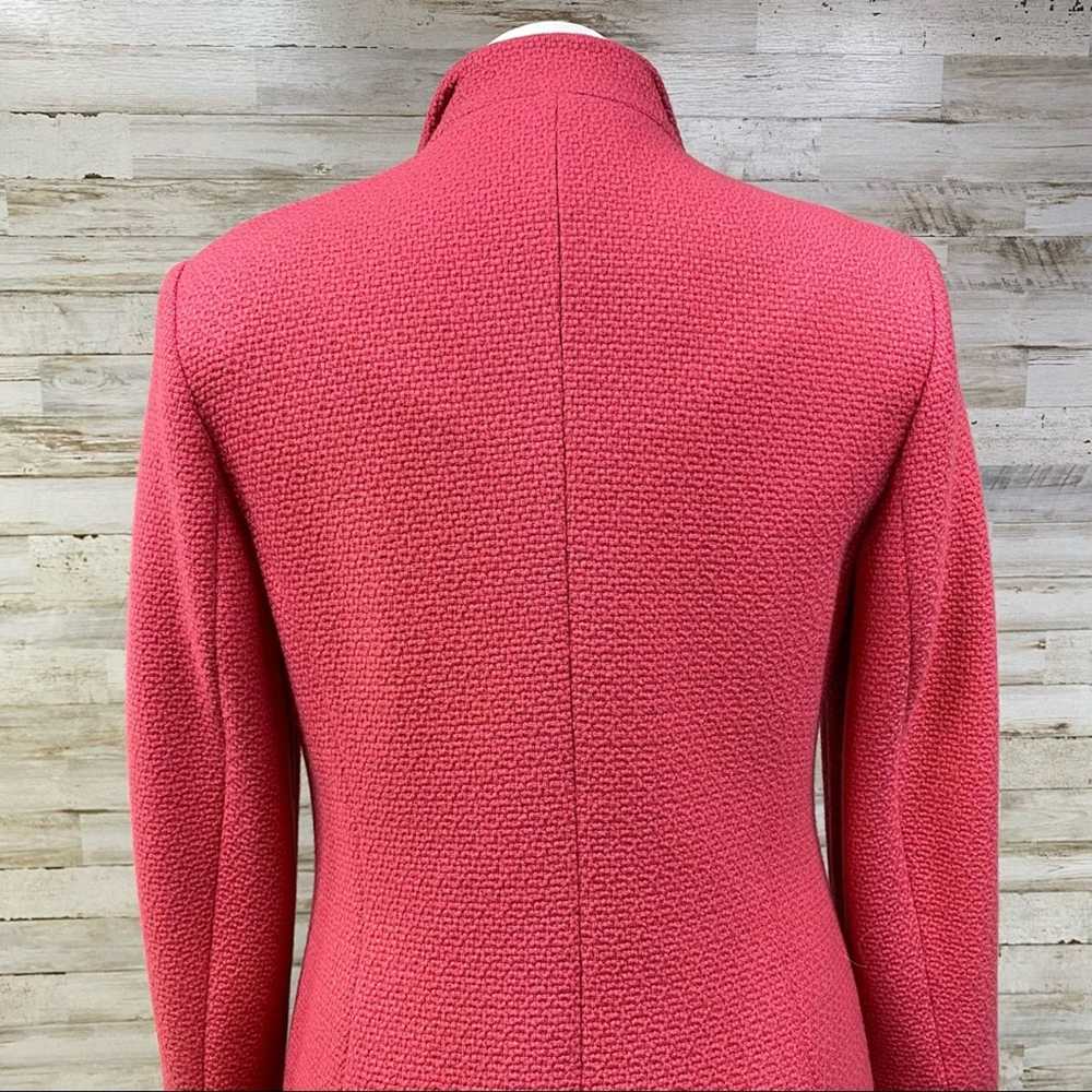 Other Talbots Wool Tweed Coat Jacket Size 4 Coral… - image 10