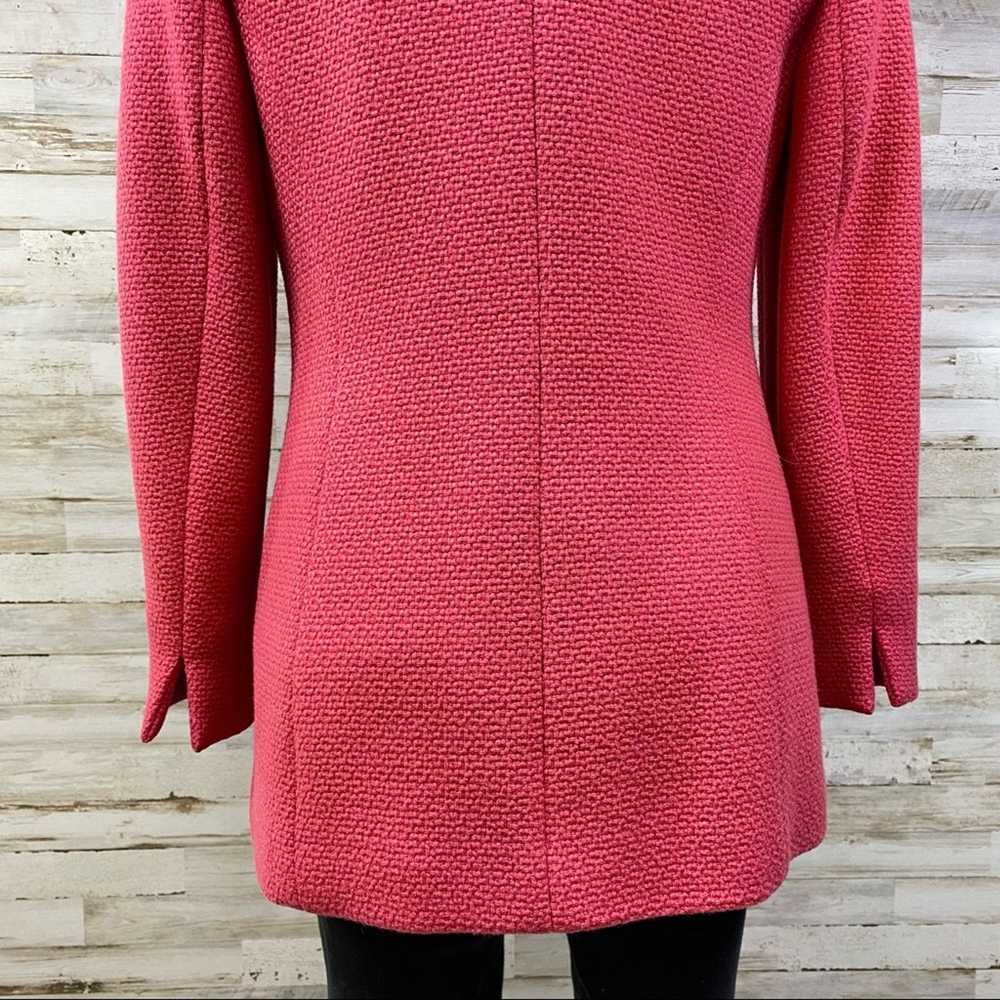 Other Talbots Wool Tweed Coat Jacket Size 4 Coral… - image 12