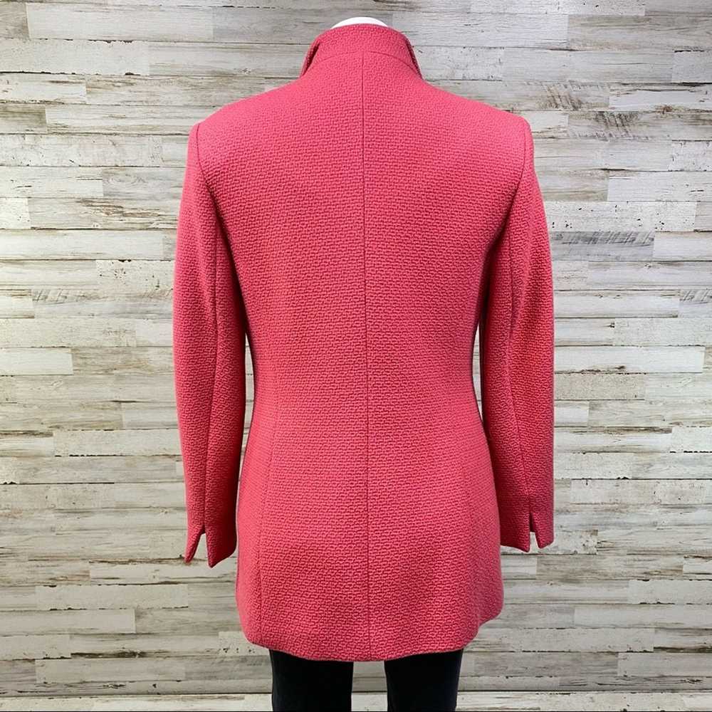 Other Talbots Wool Tweed Coat Jacket Size 4 Coral… - image 9