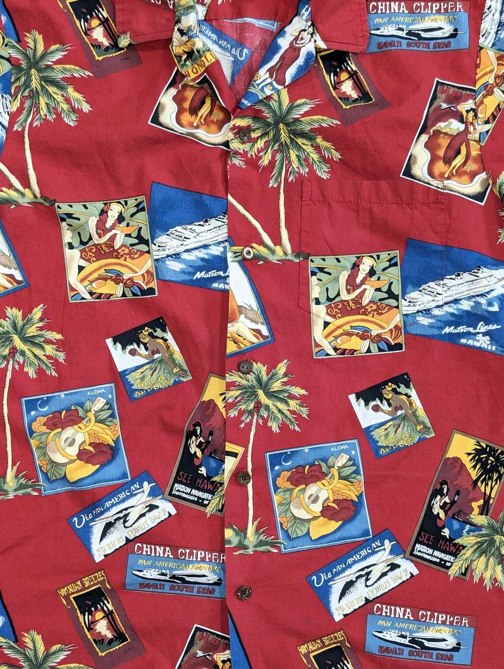 Hawaiian Shirt × Made In Usa × Vintage Vintage RJ… - image 2